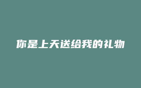你是上天送给我的礼物