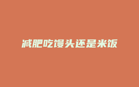 减肥吃馒头还是米饭